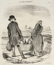 Plus souvent que tu m'attraperas encore à satisfaire ta fantasie..., 1847. Creator: Honore Daumier.