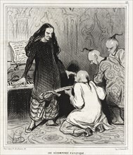Une Récompense Artistique, 1844. Creator: Honore Daumier.