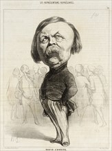 David d'Angers, 1849. Creator: Honore Daumier.