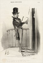 Il n'y a pourtant qu'une heure qu je tire, 1839. Creator: Honore Daumier.