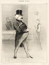 L'Ex-colonel, 1842. Creator: Honore Daumier.
