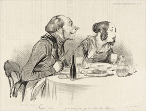 Finissez donc...je n'aime pas qu'on dise des bêtises..., 1838. Creator: Honore Daumier.