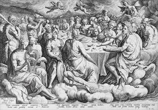 The Wedding Feast of Peleus and Thetis, 1589. Creator: Jacques de Gheyn II.