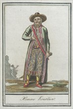 Costumes de Différents Pays, 'Homme Kourilien', c1797. Creators: Jacques Grasset de Saint-Sauveur, LF Labrousse.