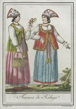 Costumes de Différents Pays, 'Femmes de Kaluga', c1797. Creators: Jacques Grasset de Saint-Sauveur, LF Labrousse.