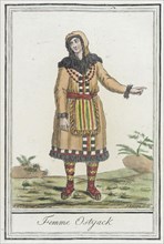 Costumes de Différents Pays, 'Femme Ostyack', c1797. Creators: Jacques Grasset de Saint-Sauveur, LF Labrousse.