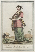 Costumes de Différents Pays, 'Femme de l'Isle de Java', c1797. Creators: Jacques Grasset de Saint-Sauveur, LF Labrousse.