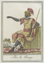 Costumes de Différents Pays, 'Roi de Loango', c1797. Creators: Jacques Grasset de Saint-Sauveur, LF Labrousse.