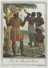 Costumes de Différents Pays, 'Roi de Bar, Près Gorée', c1797. Creators: Jacques Grasset de Saint-Sauveur, LF Labrousse.