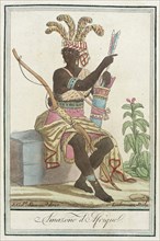 Costumes de Différents Pays, 'Amazone d'Afrique', c1797. Creators: Jacques Grasset de Saint-Sauveur, LF Labrousse.