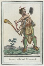 Costumes de Différents Pays, 'Iroquois Allant a la Decouverte', c1797. Creators: Jacques Grasset de Saint-Sauveur, LF Labrousse.