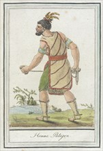 Costumes de Différents Pays, 'Homme Patagon', c1797. Creators: Jacques Grasset de Saint-Sauveur, LF Labrousse.