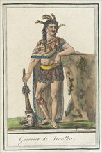 Costumes de Différents Pays, 'Guerrier de Nootka', c1797. Creators: Jacques Grasset de Saint-Sauveur, LF Labrousse.