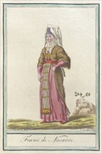 Costumes de Différents Pays, 'Femme de Navarre', c1797. Creators: Jacques Grasset de Saint-Sauveur, LF Labrousse.