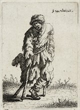 Beggar with a Wooden Leg, 1632. Creator: Jan Georg van Vliet.