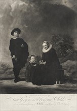Jan van Goyen, His Wife and Child, 1771. Creator: John Wright.
