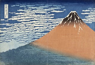 South Wind, Clear Dawn, between circa 1830 and circa 1831. Creator: Hokusai.