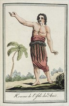 Costumes de Différents Pays, 'Homme de l'Isle des Amis', c1797. Creators: Jacques Grasset de Saint-Sauveur, LF Labrousse.
