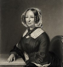 Portrait of Frau Geheimräthin Karsten, 1846. Creator: Paul Burde.