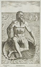 Nereus, 1586. Creator: Philip Galle.
