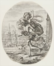 Death Carrying Child, c1648. Creator: Stefano della Bella.