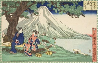 Act Eight: Journey, Published in 1854. Creator: Utagawa Kuniyoshi.