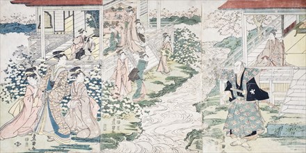Imoseyama (the Japanese Romeo and Juliet), 1806. Creator: Utagawa Toyokuni I.