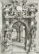 Architectural Fantasy, 1598. Creator: Wendel Dietterlin the Elder.