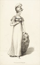 Fashion Plate (Walking Dress), between circa 1803 and circa 1804. Creator: Unknown.