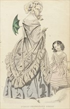 Fashion Plate (Public Promenade Dress), c1839. Creator: Unknown.