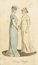 Fashion Plate (Evening Dresses), 1803. Creator: Unknown.