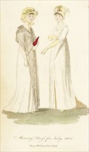 Fashion Plate (Morning Dress for July, 1801), 1801. Creator: Unknown.