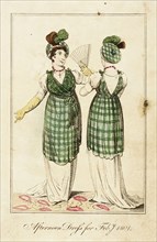 Fashion Plate (Afternoon Dress for Feby. 1801), 1801. Creator: Unknown.
