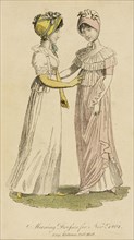 Fashion Plate (Morning Dresses for Novr. 1801), 1801. Creator: Unknown.