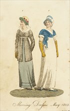 Fashion Plate (Morning Dresses May 1803), 1803. Creator: Unknown.