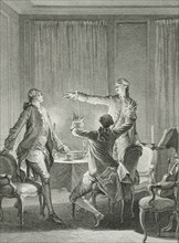 Untitled (The Quarrel), 1777. Creator: Antoine Jean Duclos.