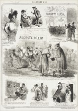 Auguste Klein -Le jour de l'an, 1867. Creator: Cham.
