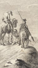 Plate XVI from Life and Adventures of the Knight Don Quixote de la Mancha, 1780. Creator: Daniel Berger.