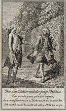 Illustration for Gellert's 'Six Fables and Six Stories', 1775. Creator: Daniel Nikolaus Chodowiecki.