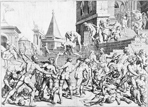 The Massacre of the Innocents, c1550. Creator: Dirck Volkertsen Coornhert.