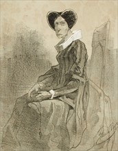 Maria Ristori, 1856. Creator: Félicien Rops.