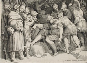 The Wounded Scipio, c1546. Creator: Giulio Bonasone.