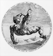 Icarus, 1588. Creator: Hendrik Goltzius.