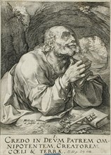 Saint Peter, 1589. Creator: Hendrik Goltzius.