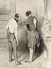 Ton habit me convient, je te l'emprunte.., 1845. Creator: Honore Daumier.
