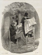 Ce que le bourgeois est convenu de nommer une petite distraction, 1846. Creator: Honore Daumier.