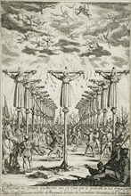 The Martyrs of Japan, 1628. Creator: Jacques Callot.