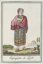 Costumes de Différents Pays, 'Espagnole de Quito', c1797. Creator: Jacques Grasset de Saint-Sauveur.