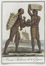 Costumes de Différents Pays, 'Femmes Indiennes de la Guyane', c1797. Creator: Jacques Grasset de Saint-Sauveur.