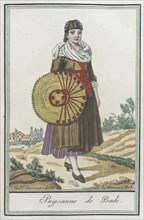 Costumes de Différents Pays, 'Paysanne de Bade', c1797. Creator: Jacques Grasset de Saint-Sauveur.